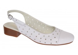 Pantofi dama casual din piele naturala Alb Box - NA252AP